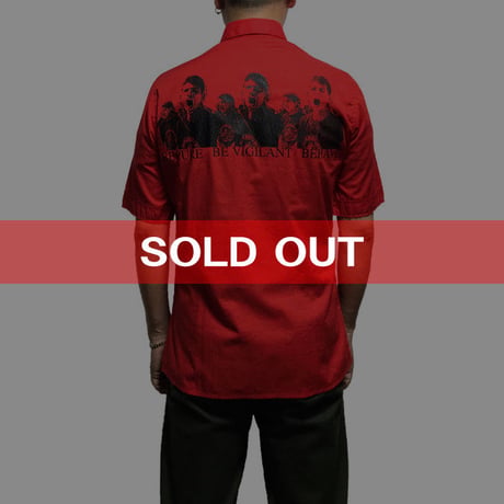 【DEADSTOCK】RAF SIMONS 2002 SS "BE PURE BE VIGILANT BEHAVE" SHIRT