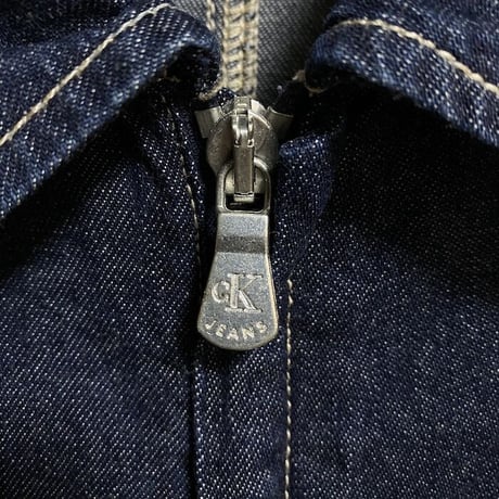 【USED】90'S-00'S CK CALVIN KLEIN JEANS DENIM SHIRT JACKET