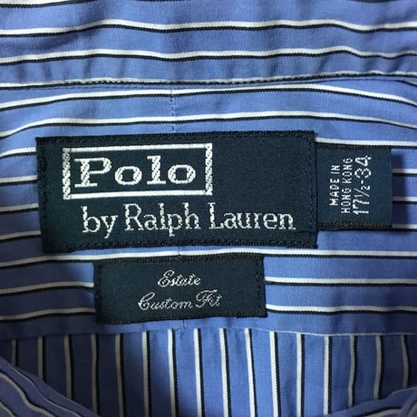 【USED】POLO BY PALPH LAUREN STRIPE SHIRT