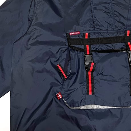 【USED】90's-00's ECKO UNLTD. PLASTIC BUCKLE POCKET NYLON ANOLAK JACKET