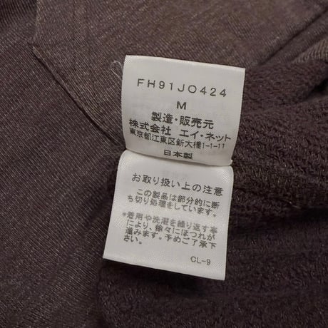 【USED】90's FINAL HOME DOUBLE ZIP HOODIE with SCHMUG