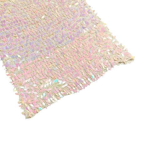 【USED】Vintage Prism Iridescent Sequin Knit Tank
