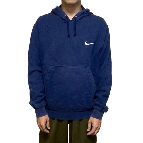【USED】90'S NIKE SWOOSH EMBROIDERY HOODIE