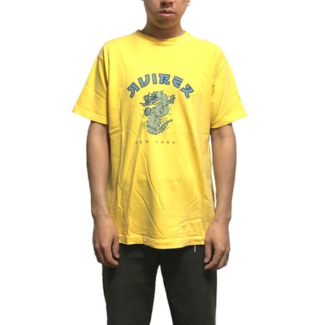【USED】90'S AVIREX DRAGON T-SHIRT