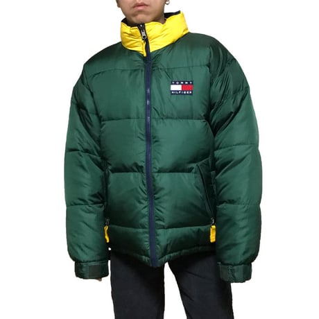 【USED】90'S TOMMY HILFIGER REVERSIBLE DOWN JACKET