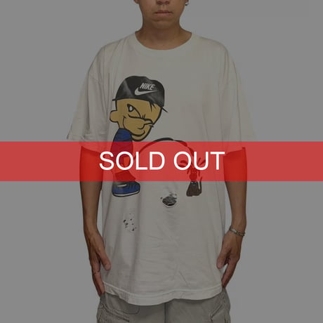 【USED】90's NIKE BOY PEEING T-SHIRT