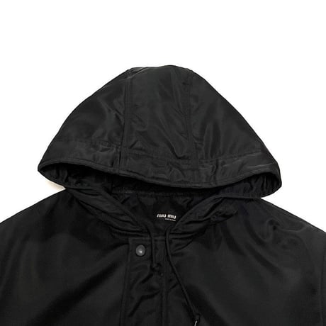 【USED】MIU MIU 2002AW NYLON BOMBER COAT