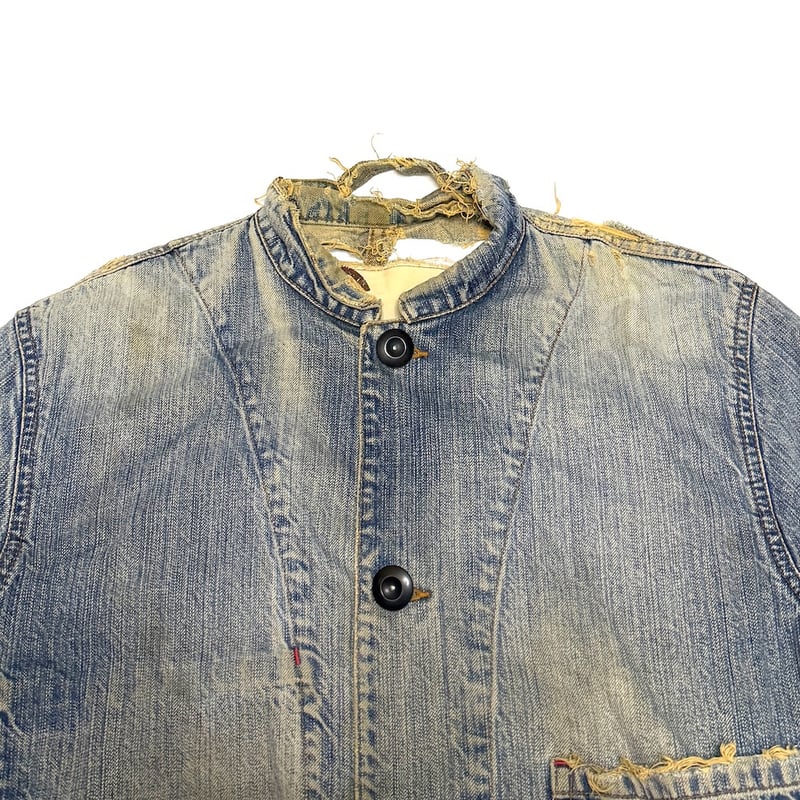 00s work期 Levi's Red e デニムジャケット 幻！ワーク期GEORGE！】リーバイスレッド デニムジャケット RED