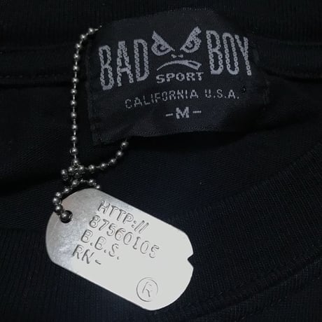 【DEADSTOCK】90'S BAD BOY T-SHIRT BLACK