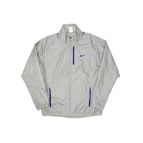 【USED】00'S NIKE LATTICE CHECK SPORTS JACKET