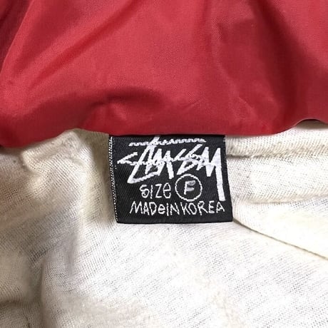 【USED】90'S BOOTLEG STUSSY RASTA COLOR NYLON JACKET