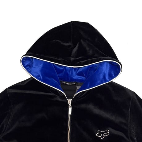 【USED】00's FOX RACING Y2K VELOR ZIP PARKA