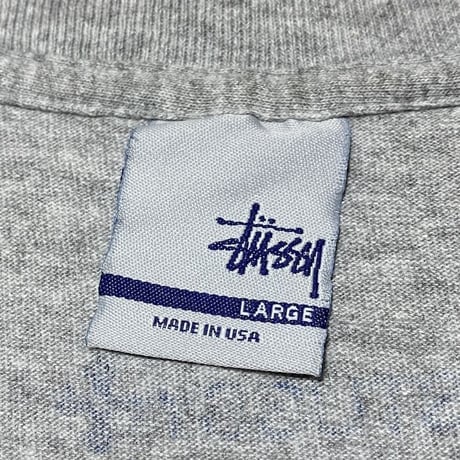 【USED】90'S STUSSY SKATE MAN T-SHIRT