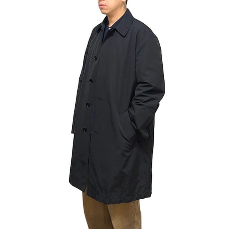 【USED】90'S-00'S DKNY COTTON NYLON COAT BLACK