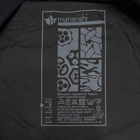 【USED】Maharishi 99-00AW ORIENTAL STYLE COATING JACKET by Tony Spackman