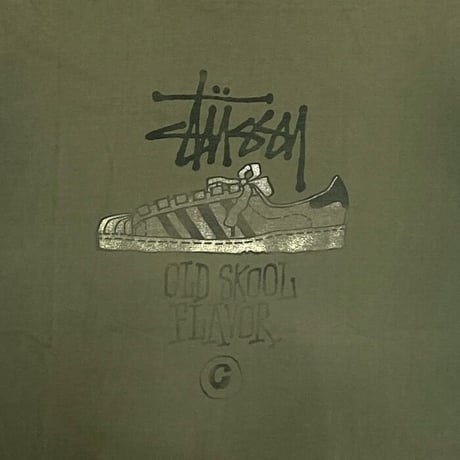 【USED】80'S STUSSY OLD SKOOL FLAVOR T-SHIRT