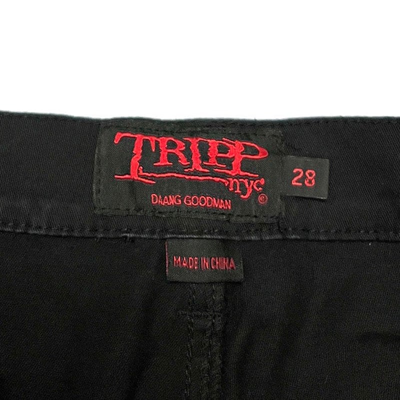 USED】90'S-00'S TRIPP NYC BONTAGE SKINNY PANTS
