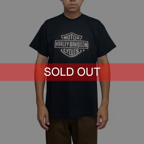 【USED】90'S HARLEY-DAVIDSON 3D LOGO T-SHIRT