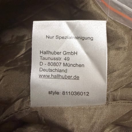 【USED】 00's DONNA by Hallhuber Lamb Nappa Leather Short Sleeve Jacket