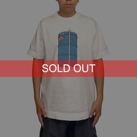 【USED】00s General Research 2004 Flower & Sunshine Days Water Tower T-SHIRT