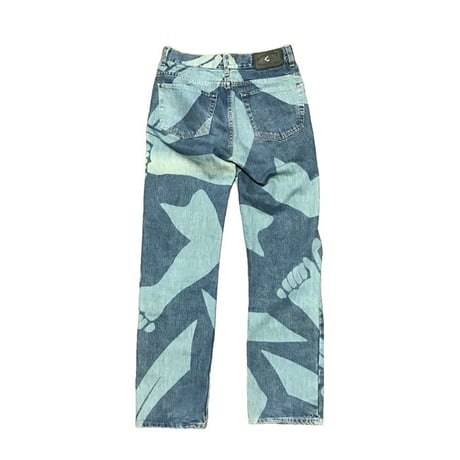 【USED】90'S  ANGLOMANIA LOGO DENIM PANTS