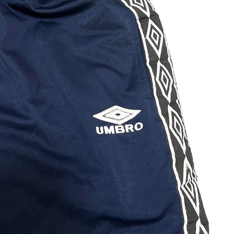 【USED】90'S UMBRO DOUBLE DIAMOND TAPE TRACK PANTS