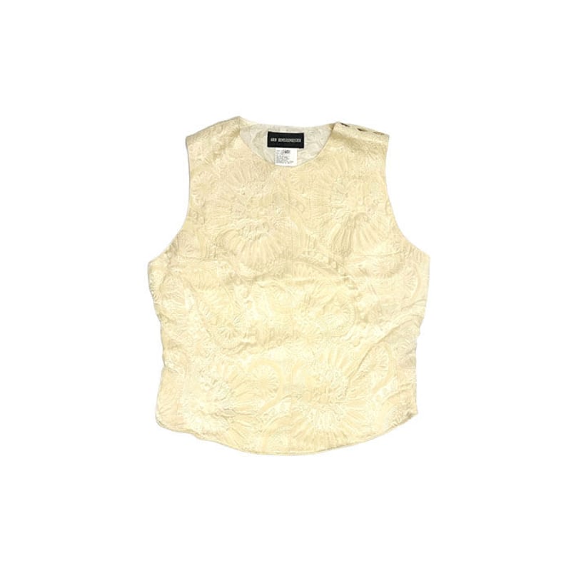 USED】00'S ANN DEMEULEMEESTER JACQUARD VEST | K USED】00'S ANN DEMEULEMEESTER JACQUARD VEST | K