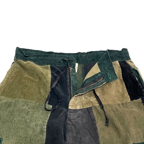 【USED】90'S GYPSY ROSE CORDUROY PATCHWORK CARGO PANTS