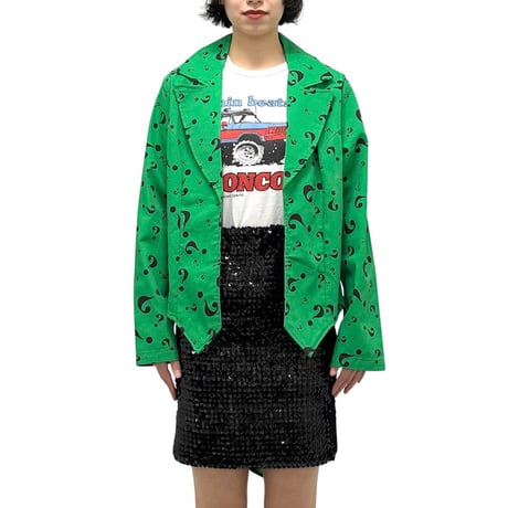 【USED】90's CHARADES DC Comics Riddler's JACKET