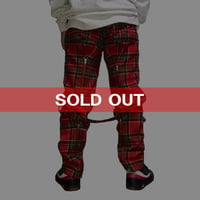 【USED】90'S VIVIENNE WESTWOOD MAN TARTAN CHECK BONDAGE TROUSERS
