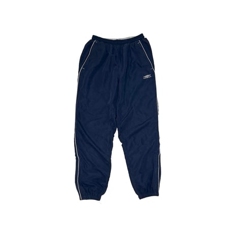 【USED】00's UMBRO POLY TRACK PANTS NAVY