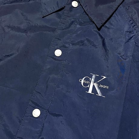 【USED】90'S CK CALVIN KLEIN JEANS COACH JACKET