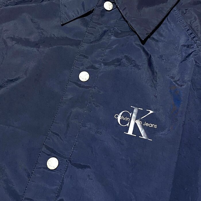 【USED】90'S CK CALVIN KLEIN JEANS COACH JACKET |