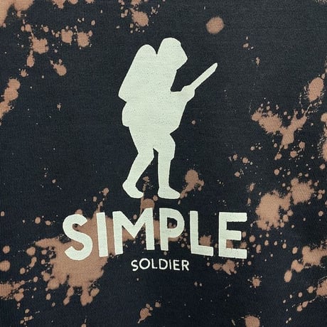 【USED】90'S A BATHING APE SIMPLE SOLDIER BLEACHED SWEATSHIRT