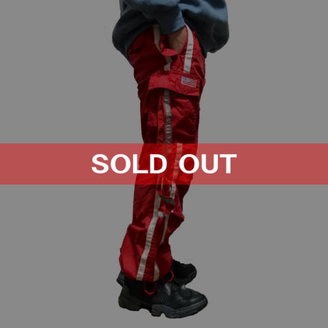 【USED】90'S-00'S UFO BUGGY PANTS RED