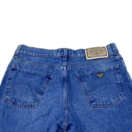 【USED】80'S-90'S ARMANI JEANS LOOSE FIT DENIM PANTS