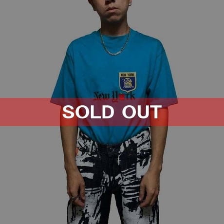 【USED】90'S NEW YORK SOUVENIOR T-SHIRT