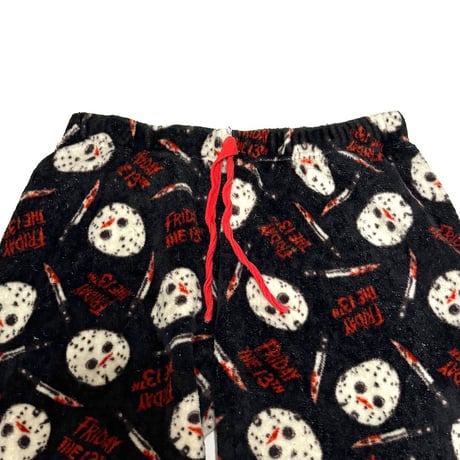 【USED】FRIDAY THE 13TH FLEECE SLEEPING PANTS