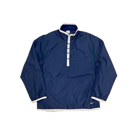 【USED】00'S NIKE  ZIP USA LOGO PULLOVER WINDBREAKER