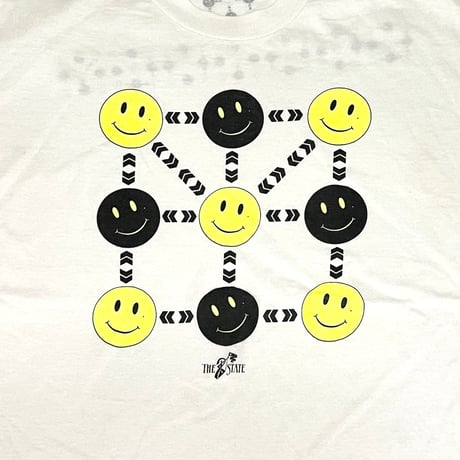 【USED】90's SMILEY "EXSTACY" T-SHIRT
