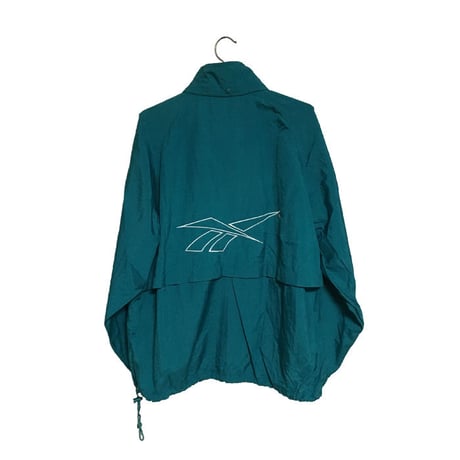 【USED】90'S REEBOK NYLON JACKET GREEN