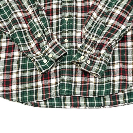 【USED】90'S OLD GAP PLAID FLANNEL SHIRT