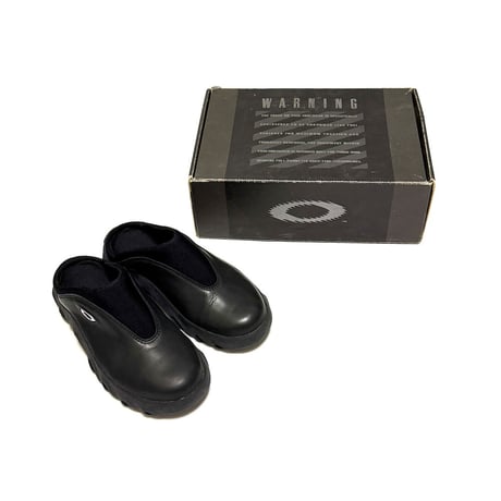 【USED】90's OAKLEY BOBBIE MULE BLACK