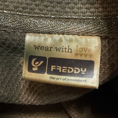 【USED】00's FREDDY EMBOSSED COTTON RIDERS JACKET