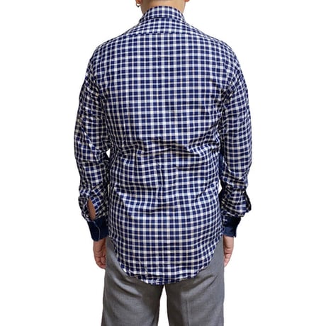 【USED】CHRISTOPHER SHANNON DENIM × CHECK SHIRT