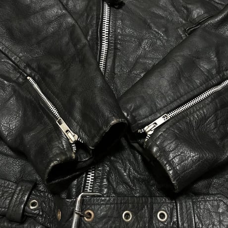 【USED】80'S OVERSIZED MOTORCYCLE LEATHER JACKET