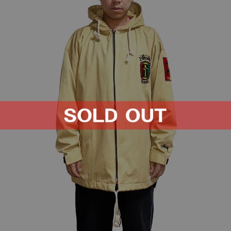 【USED】90'S BOOTLEG STUSSY HOODED JACKET