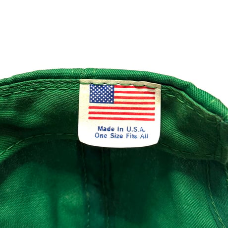 【USED】90's Budweiser CLOVER DESIGN 6-PANEL CAP