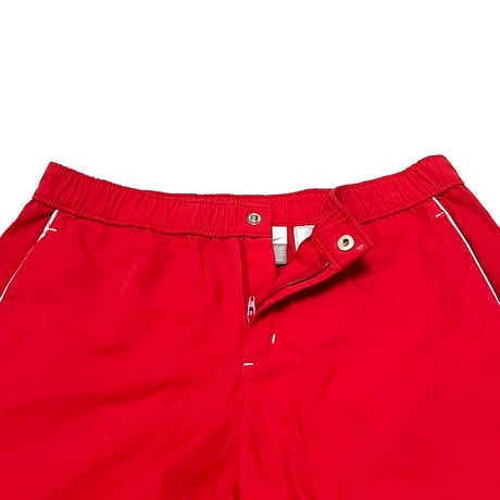 【USED】00's EURO NIKE TRAINING SHORTS RED