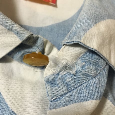 【USED】80'S VIVIENNE WESTWOOD SPOT CHAMBRAY SHIRT